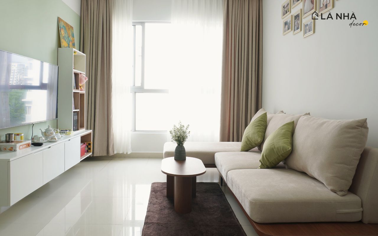 Sofa góc nhỏ gọn cho phòng khách