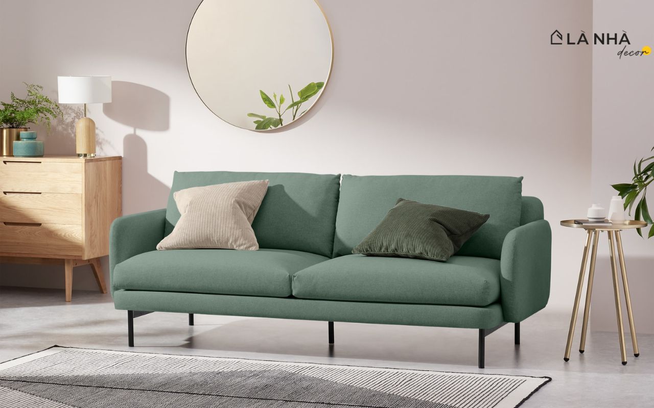 Những mẫu sofa làm bằng nỉ giúp bạn nâng tầm phòng khách