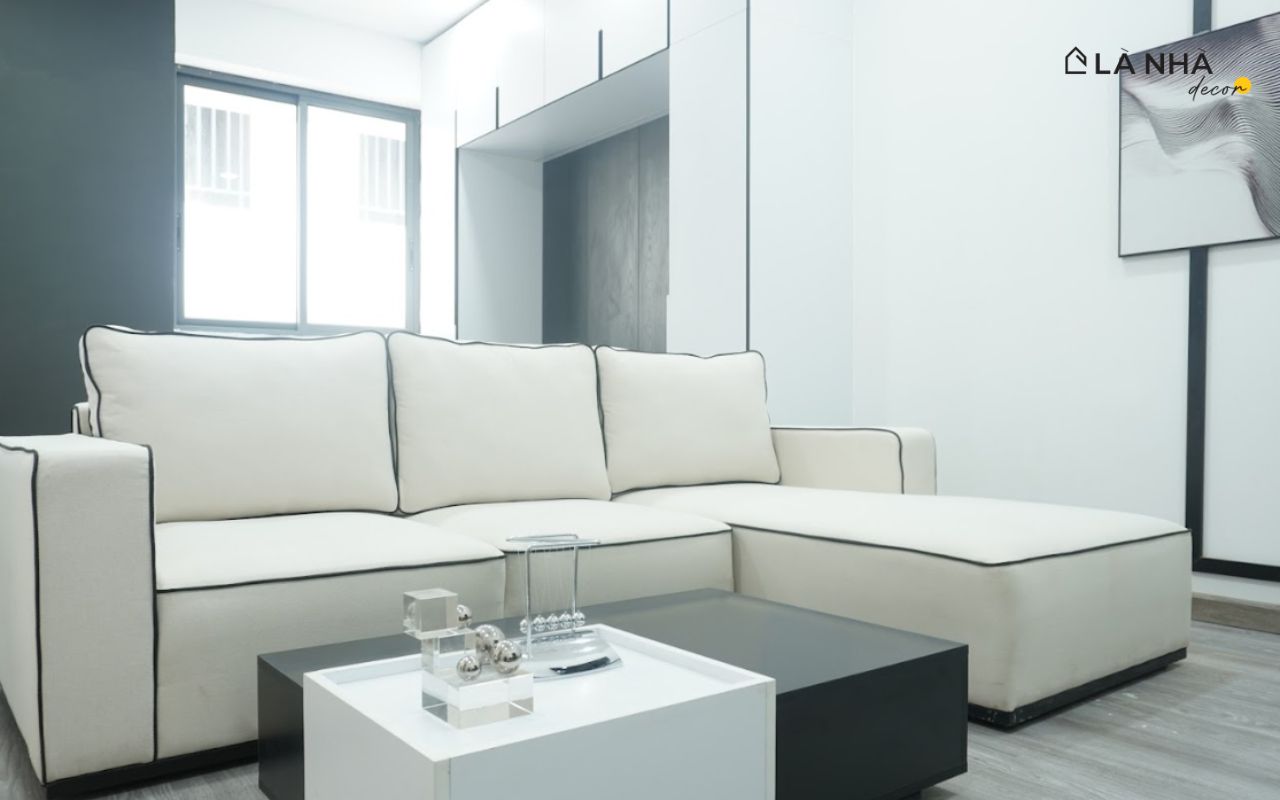 Kích thước sofa góc L tiêu chuẩn