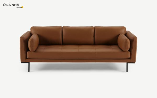 Sofa băng Rosslyn da tinh tế cho phòng khách chung cư