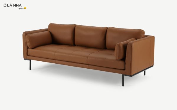 Sofa băng Rosslyn da tinh tế cho phòng khách chung cư