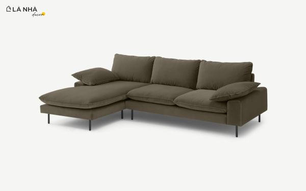 Sofa góc Lucid vải bố phong cách hiện đại