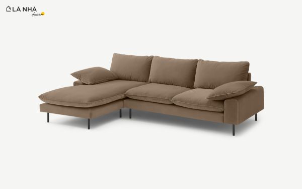 Sofa góc Lucid vải bố phong cách hiện đại