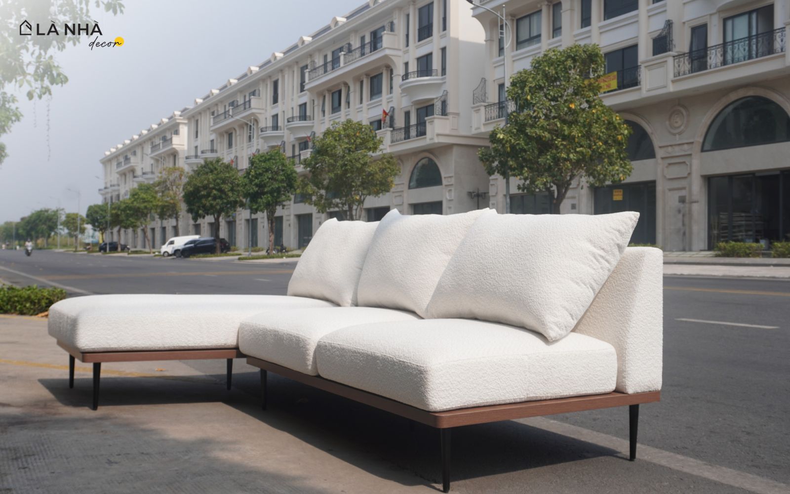 Sofa góc Zita kiểu Nhật Bản mềm mại