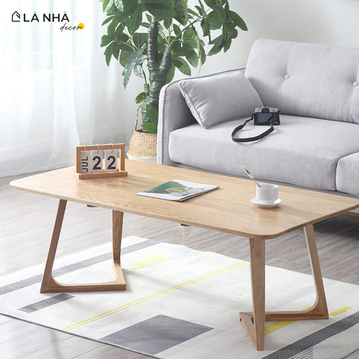 BÀN SOFA CHÂN V CHỮ NHẬT