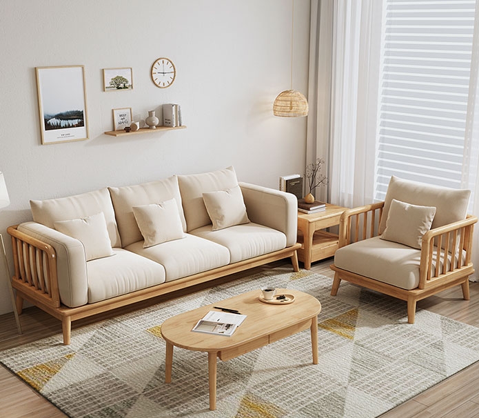 So sánh ưu nhược điểm của ghế sofa gỗ công nghiệp và ghế sofa gỗ tự nhiên (Nguồn: Sưu Tầm)